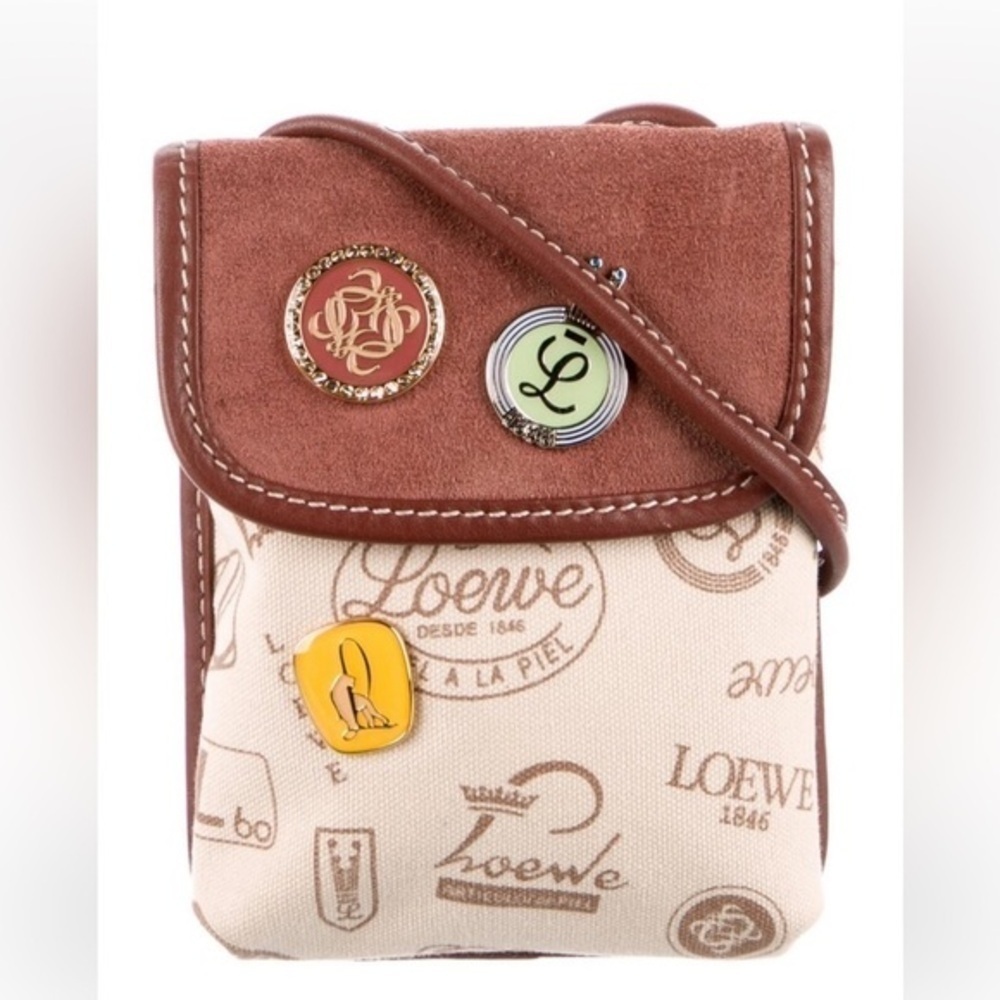 Loewe 160th Anniversary Crossbody Bag Neutrals Crossbody Bags, pre loved good c. - Picture 3 of 16